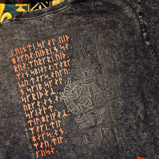 Odin, Allfather - Acid Washed Tshirt