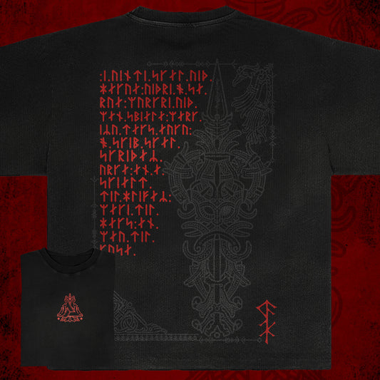 Odin, Allfather - Acid Washed Tshirt