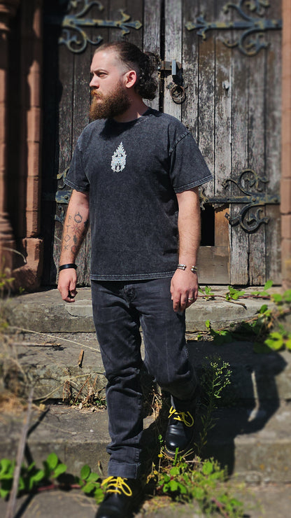 Eques Satanus - Black Vintage Distressed Tshirt