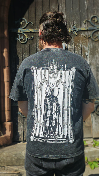 Ave Satanus - Black Vintage Distressed Tshirt