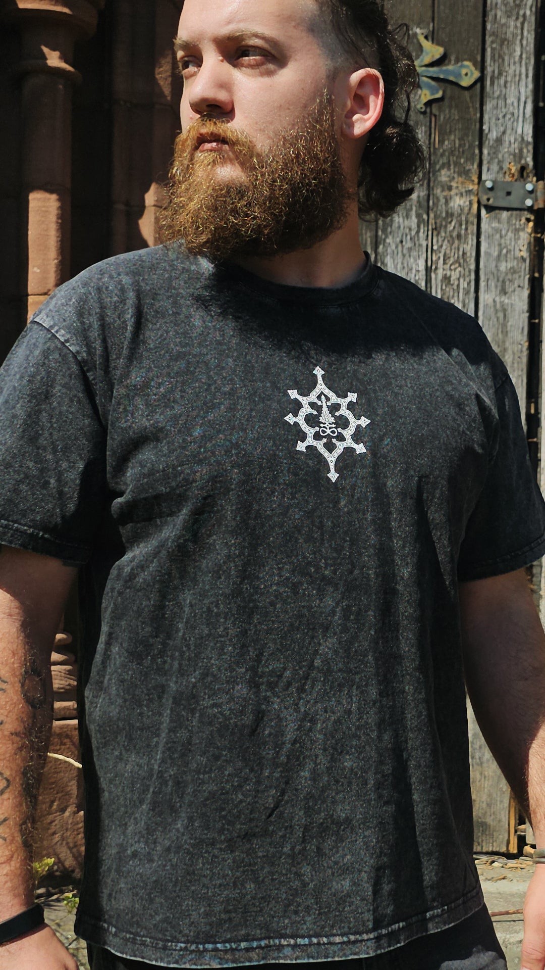 Ave Satanus - Black Vintage Distressed Tshirt