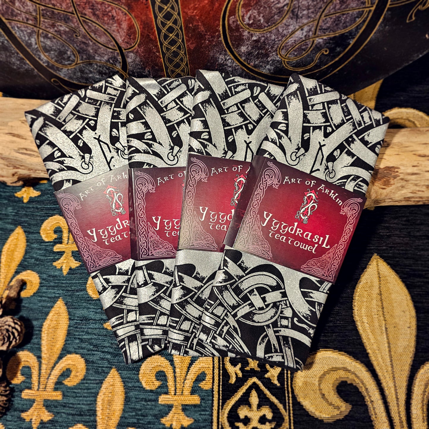 Norse Teatowel - Yggdrasil