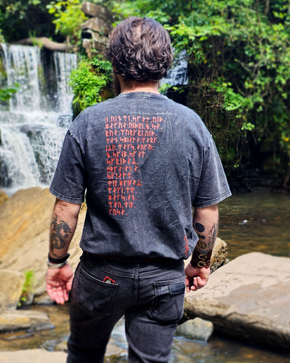 Odin, Allfather - Acid Washed Tshirt