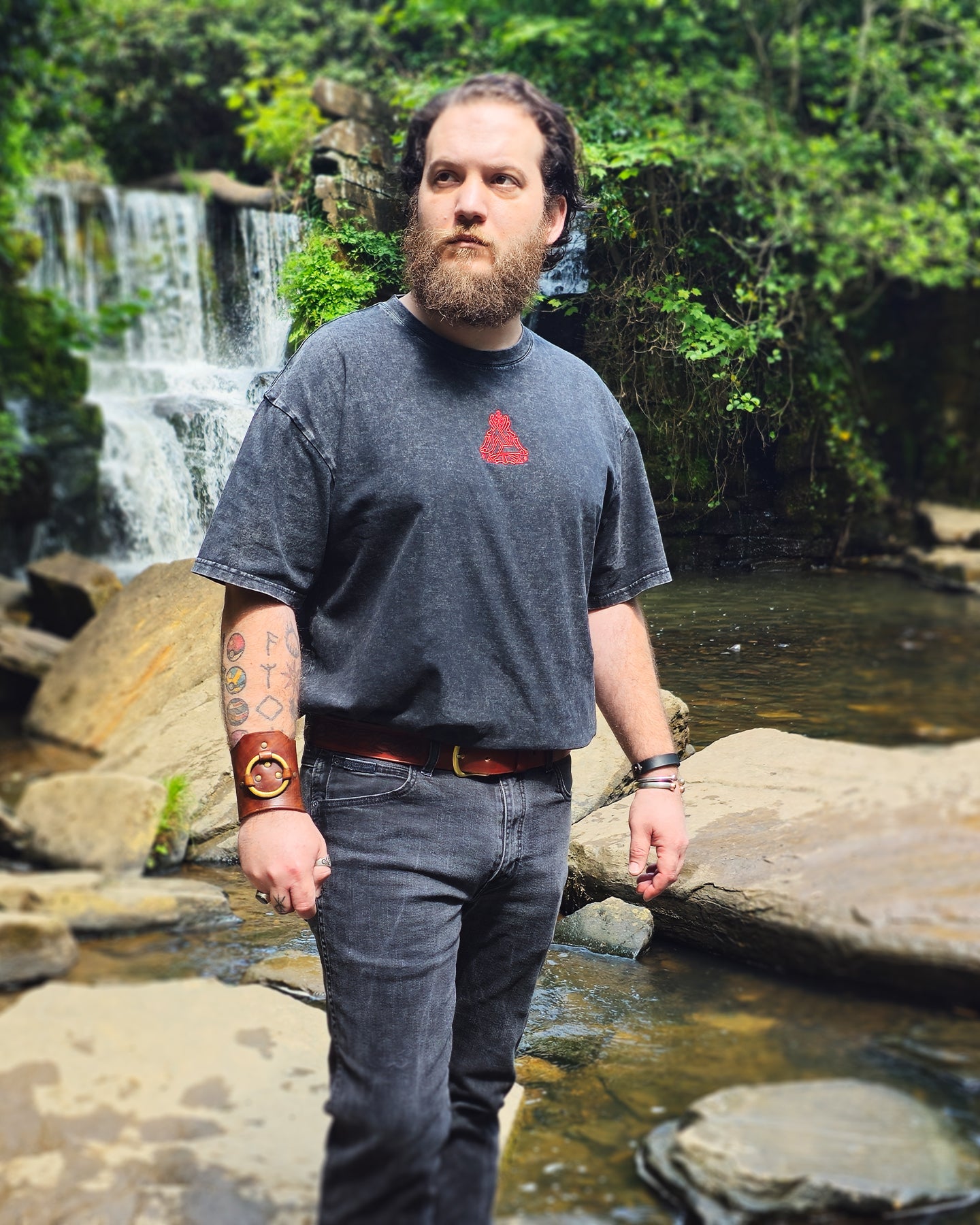 Odin, Allfather - Acid Washed Tshirt