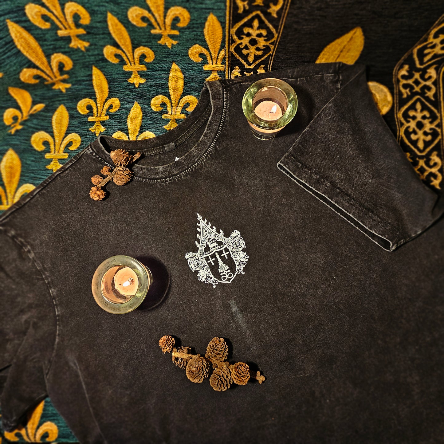 Eques Satanus - Black Vintage Distressed Tshirt