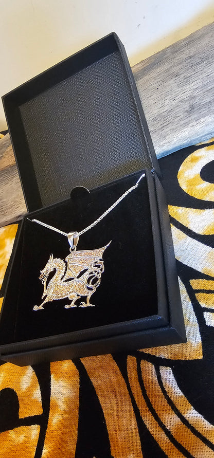 Welsh Jewellery • Dragon Pendant